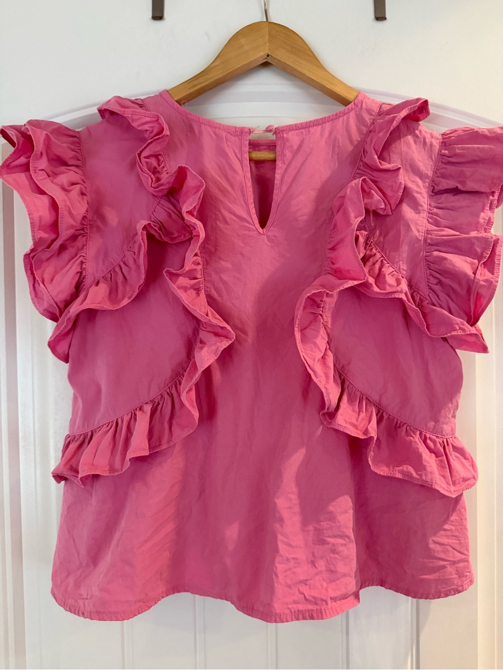 Stunning Charisma Pink Ruffled Top - Picture 6 of 9